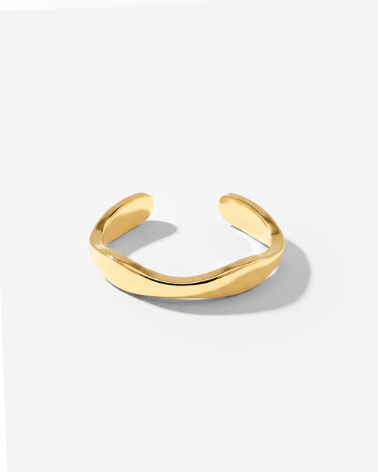 Offbeat Ear Cuff Gold