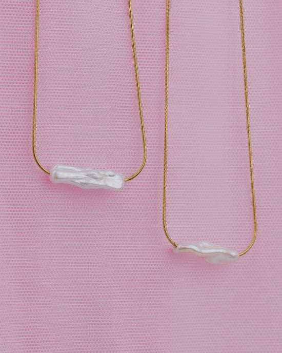 Luminous Pearl Choker Roségold