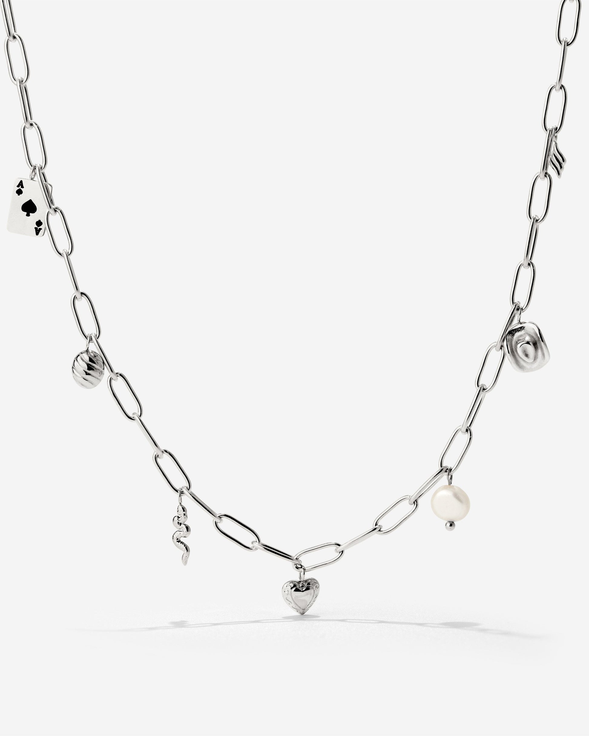 Treasure Box Necklace Silber