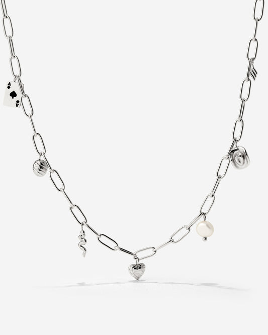 Treasure Box Necklace Silber