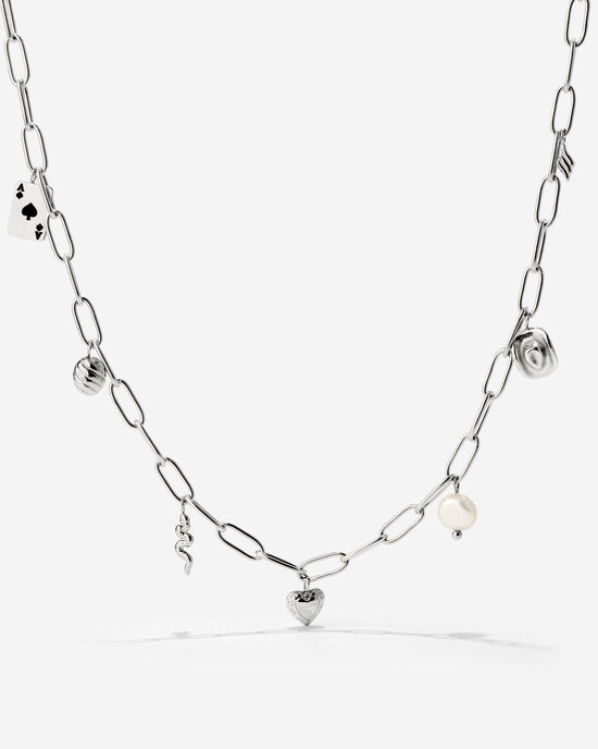 Treasure Box Necklace Silber
