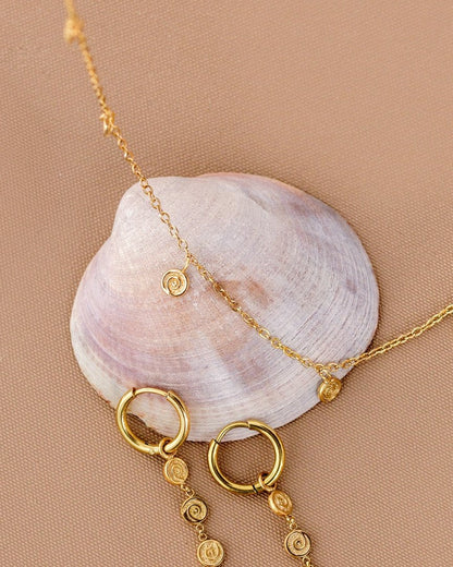 Swirl'n Choker Gold