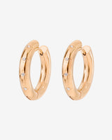 Cute Stargaze Hoops Medium Roségold