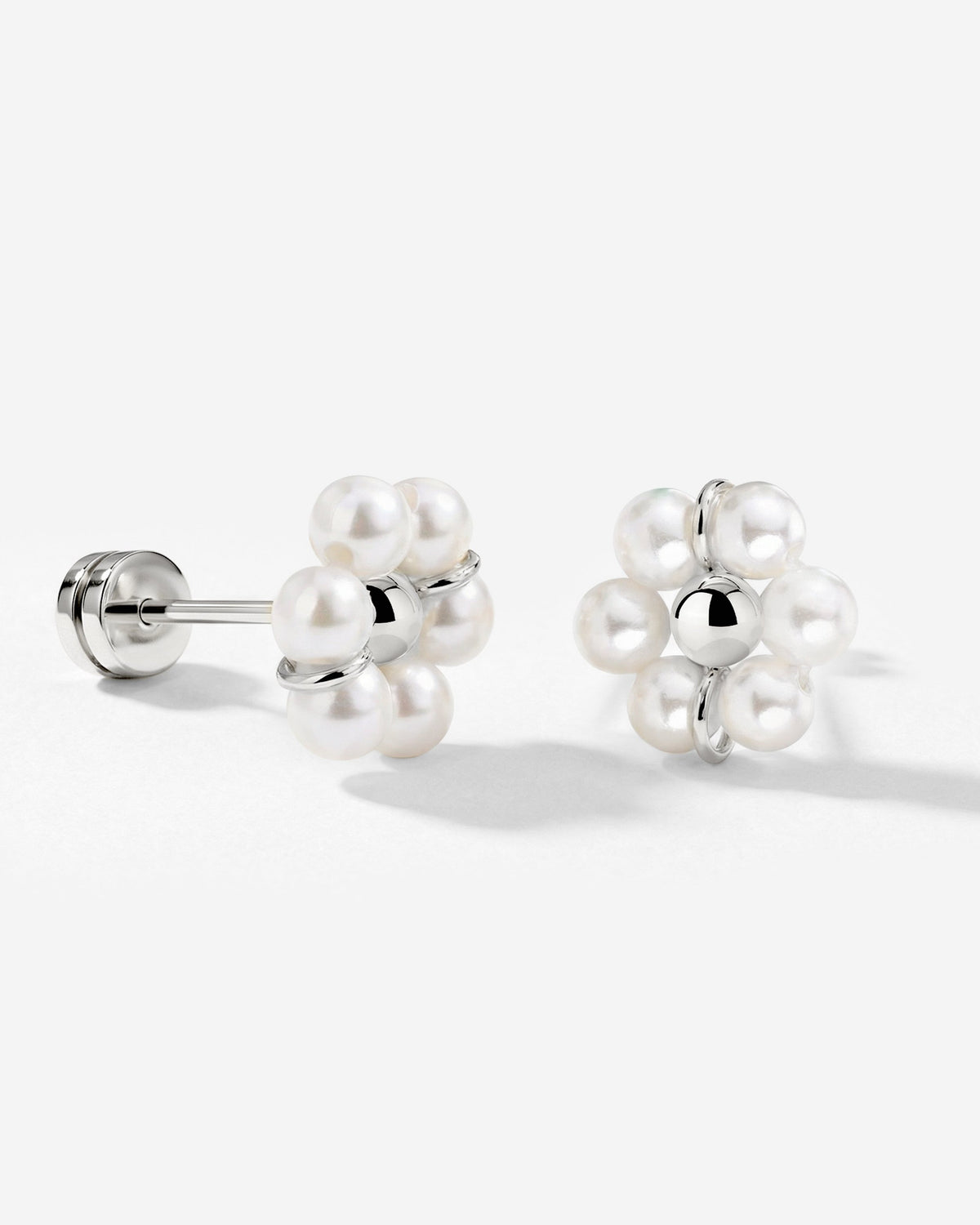 Daisy Studs Silver