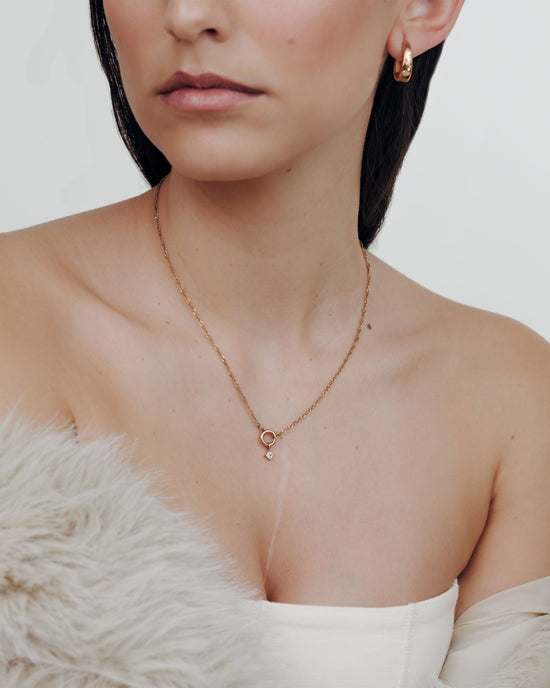 North Star Singapore Chain Necklace Set Roségold