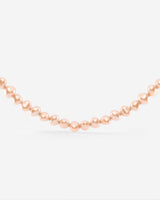 Dusty Rose Perlita Choker Silber