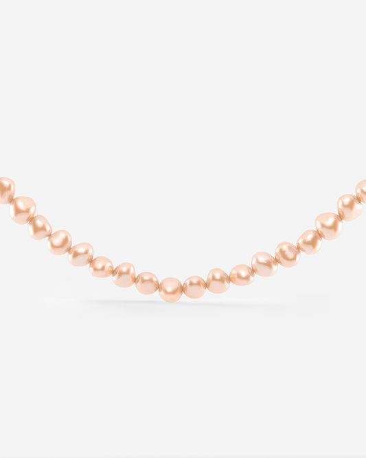 Dusty Rose Perlita Choker Silber