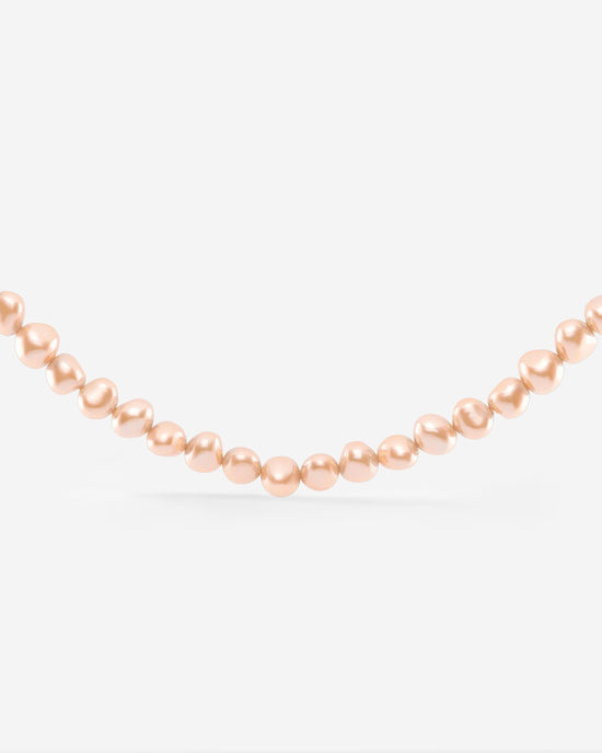 Dusty Rose Perlita Choker Silber