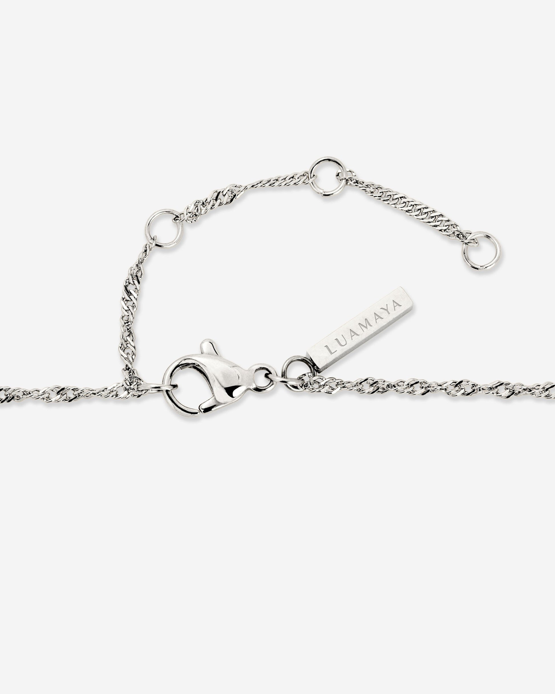 Sunny Swirl Necklace Silber