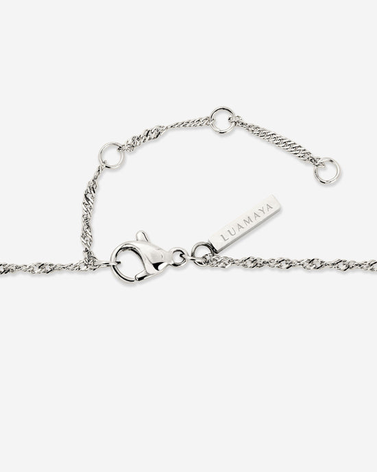 Sunny Swirl Necklace Silber