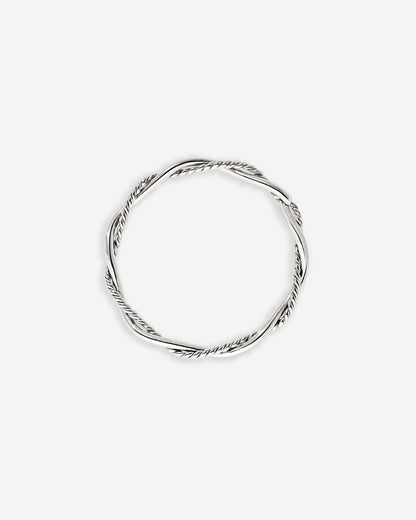 Curly Twist Ring Silber