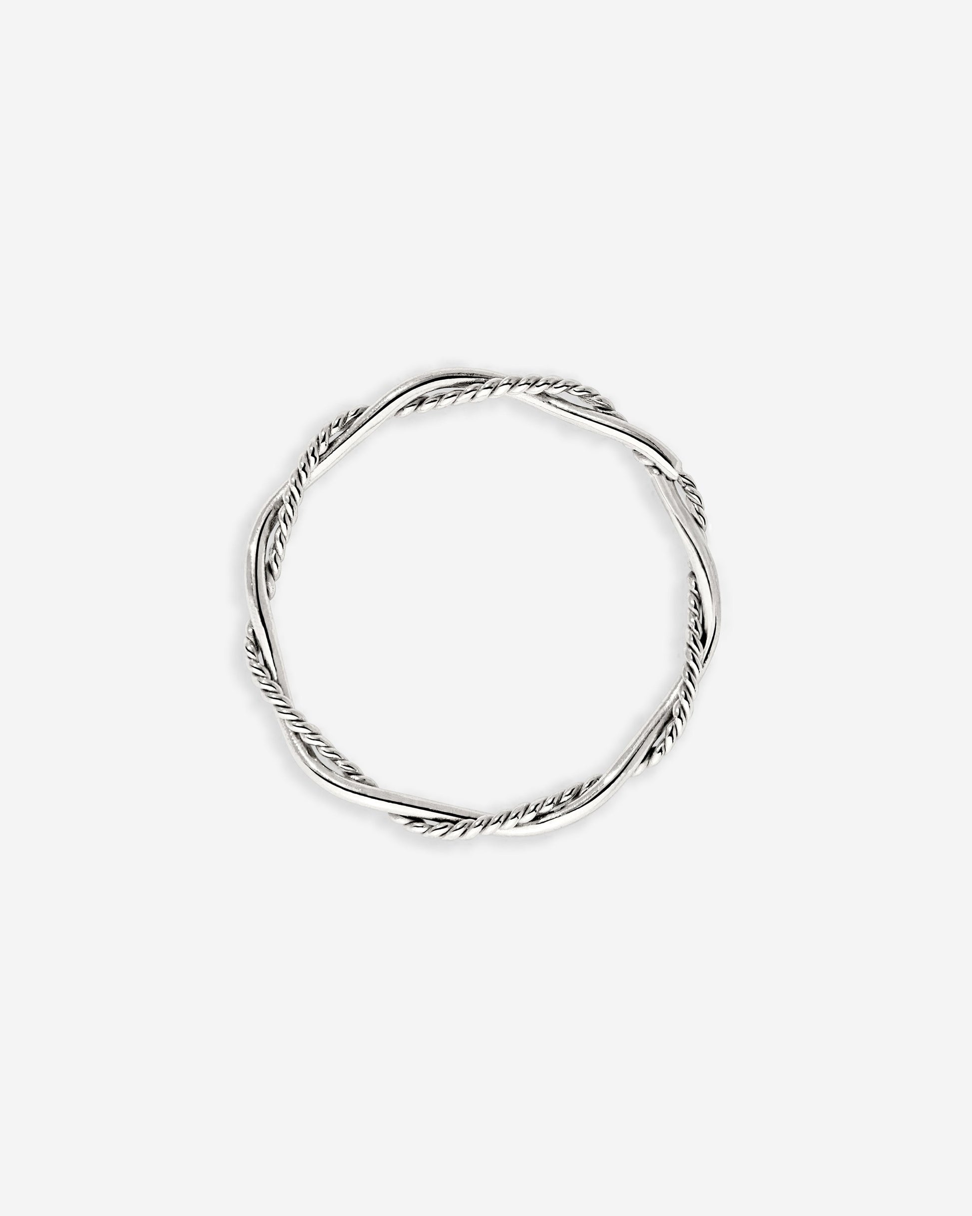 Curly Twist Ring Silber