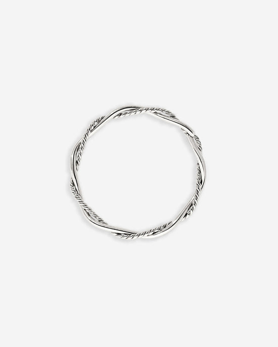 Curly Twist Ring Silber