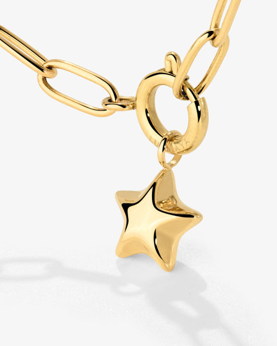 Nova Oval Links Necklace Set Gold