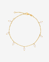 Shiny Pearls Bracelet Gold