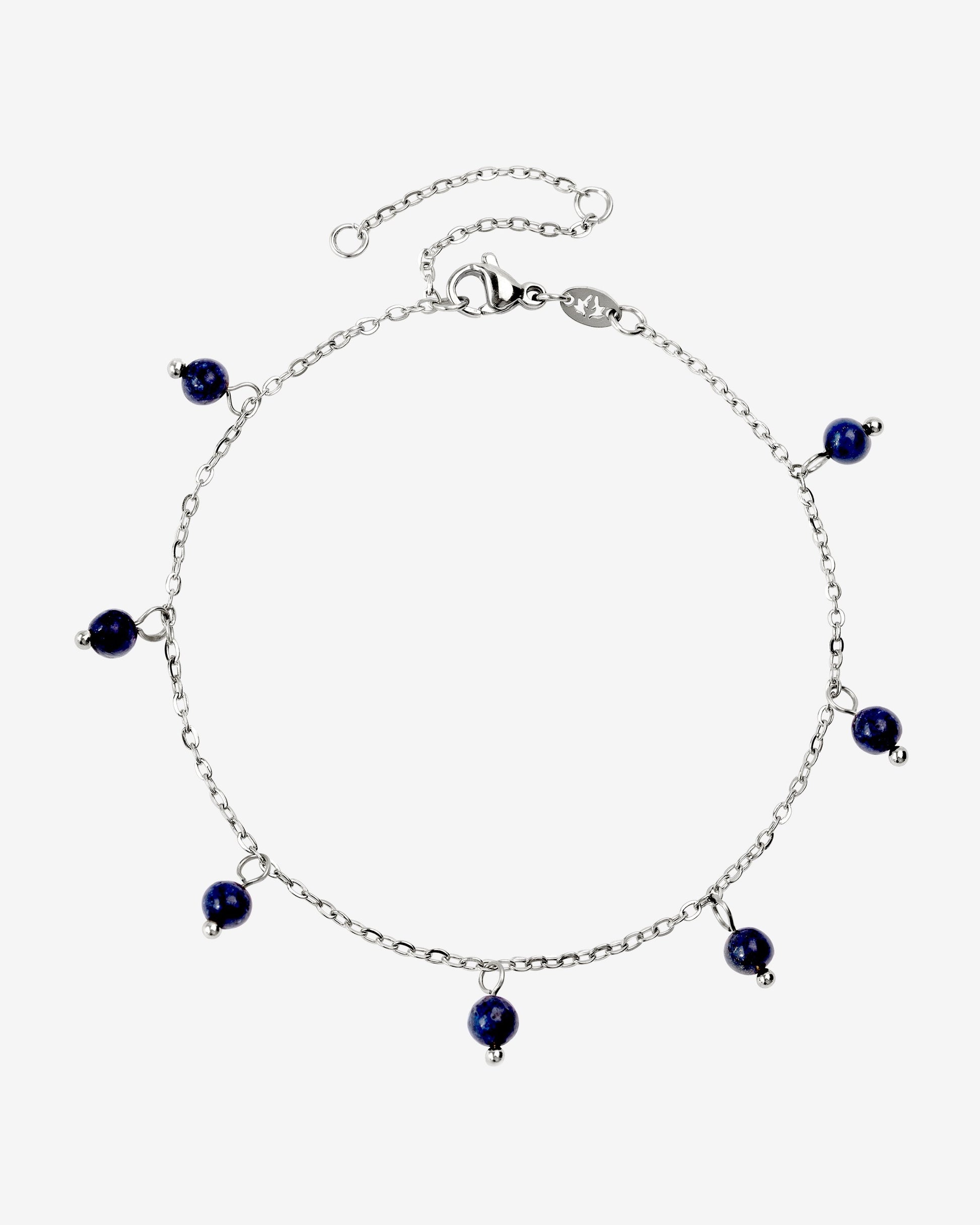 Blue Bay Anklet Silber