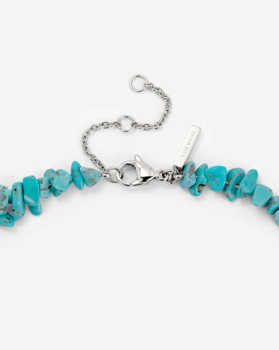 Blue Lagoon Necklace Silber