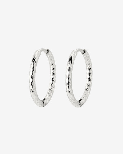 Prism Hoops Medium Silber