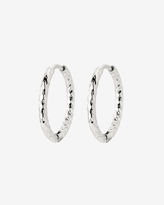 Prism Hoops Medium Silber