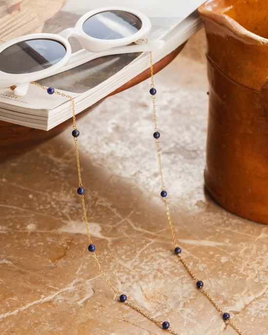Blue Bay Sunglasses Chain Gold
