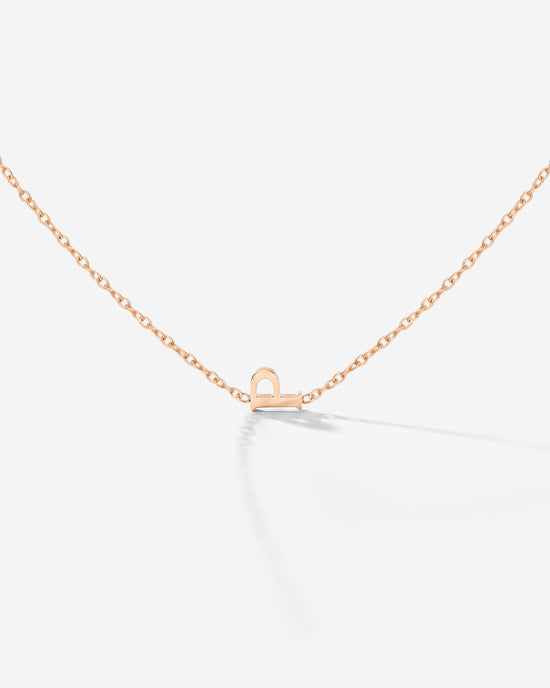 Tiny Letter Necklace