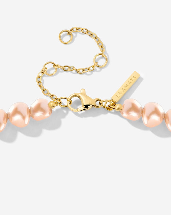 Dusty Rose Perlita Choker Gold