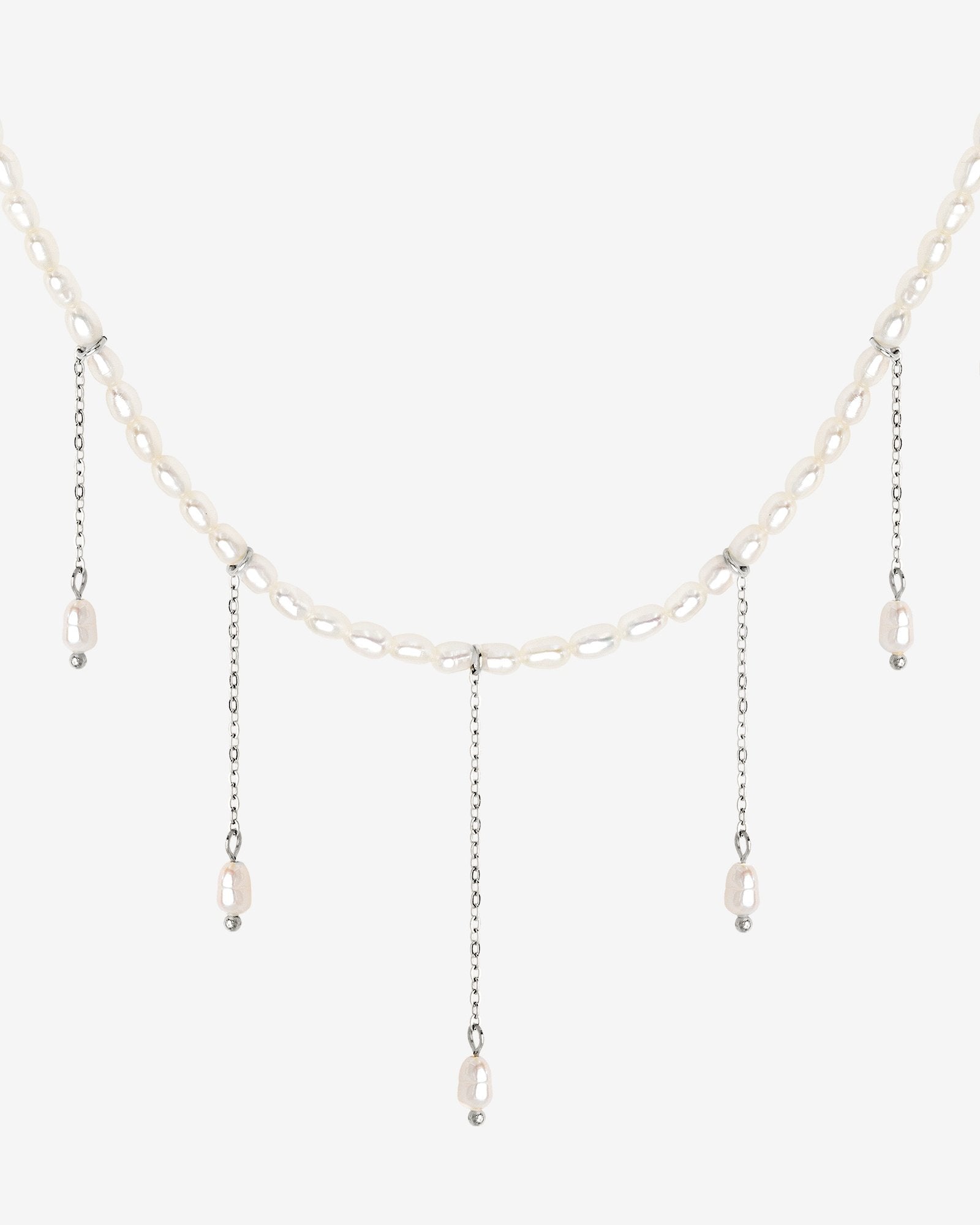 Lolas Love Pearl Power Necklace Silber