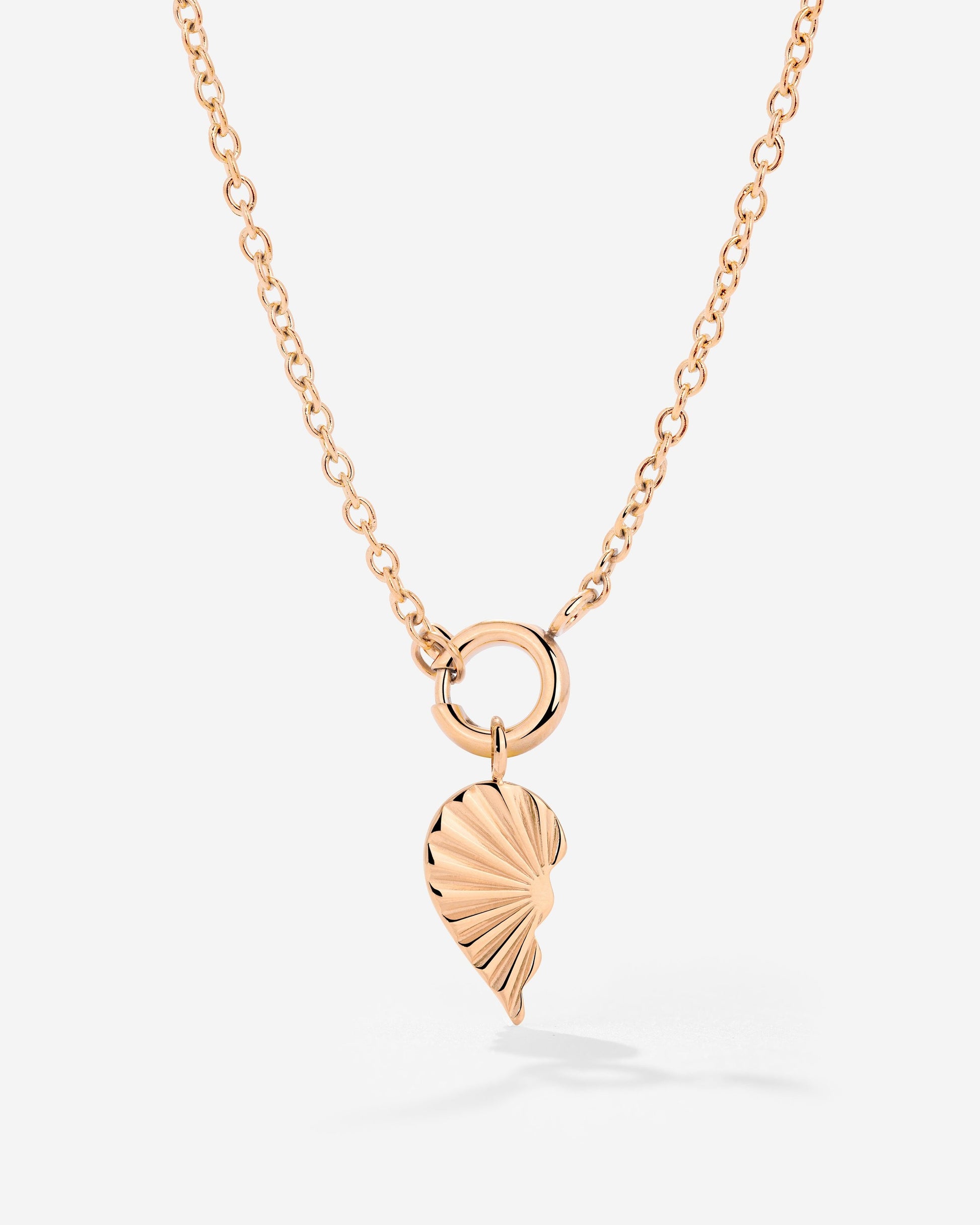 Twin Flame Left Classic Chain Necklace Set Roségold
