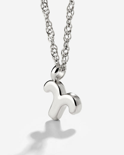 Aries Bubble Necklace Silber