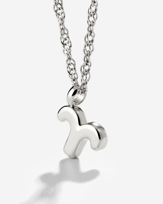 Aries Bubble Necklace Silber