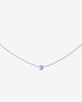Flower Tile Necklace Silber