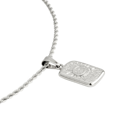 Sun Lover Pendant Necklace Silber