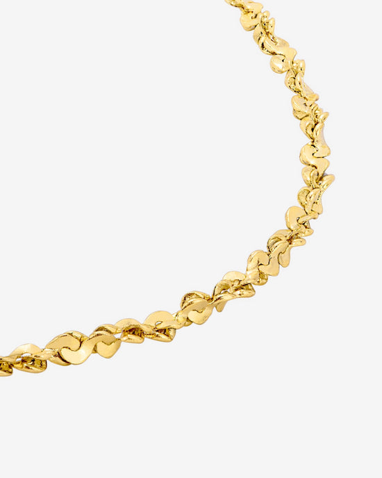 Tinsel Chain Necklace Gold