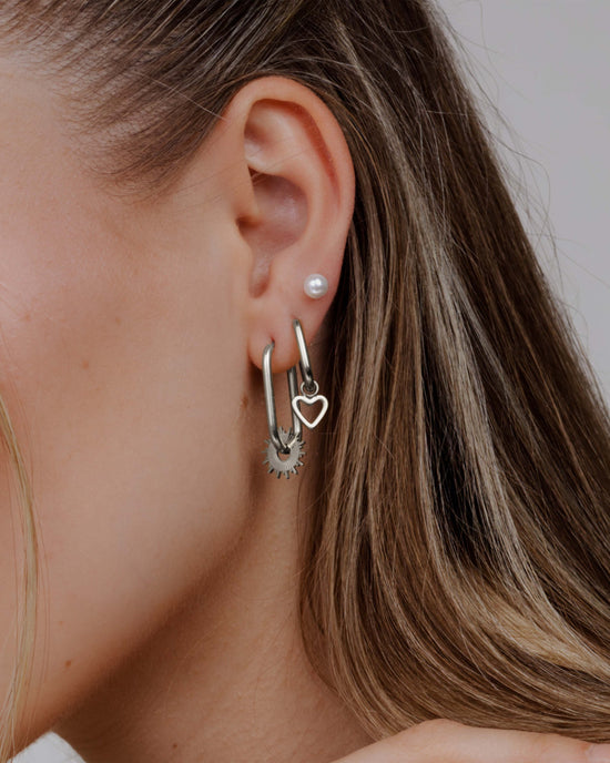 Pretty Pearl Studs Silber