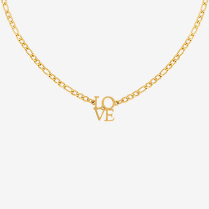 Lots of Love Necklace Gold