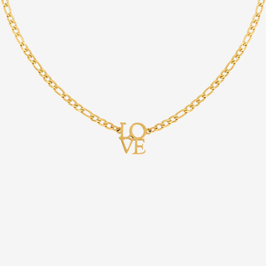 Lots of Love Necklace Gold
