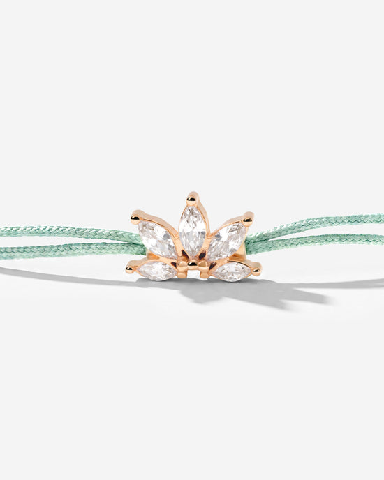 Satin Lotus Bracelet