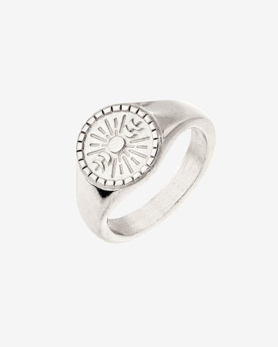 Power Krissi Signet Ring Silber