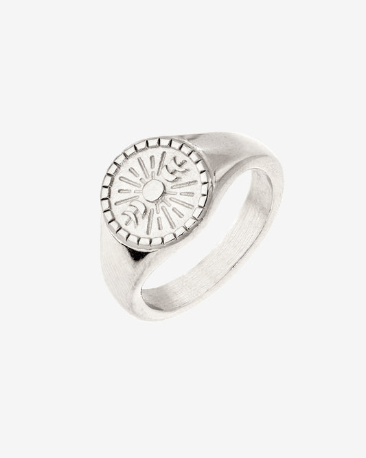 Power Krissi Signet Ring Silber