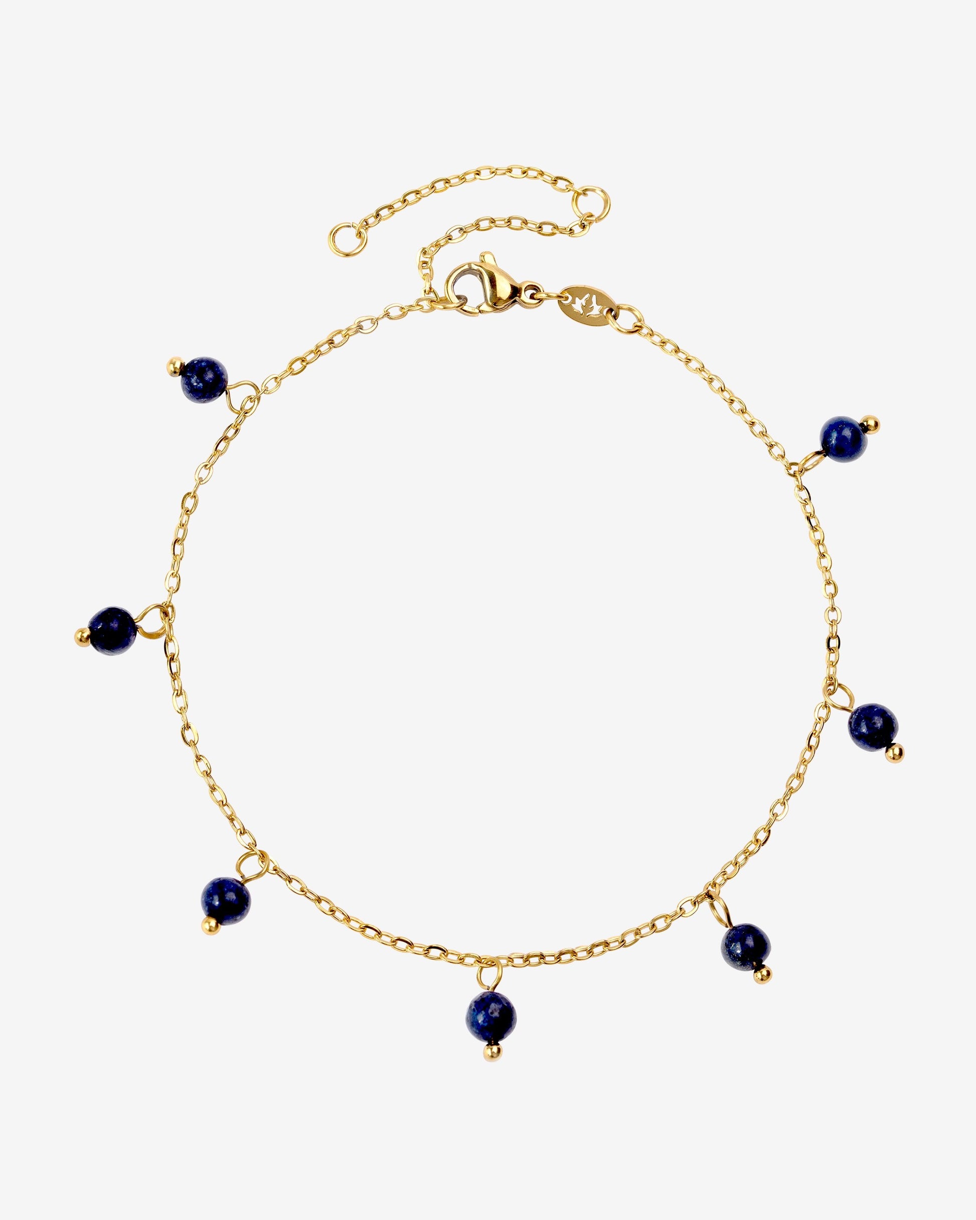 Blue Bay Anklet Gold