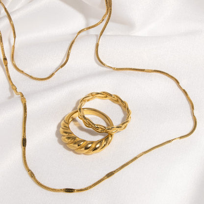 Braided Divine Ring Silber