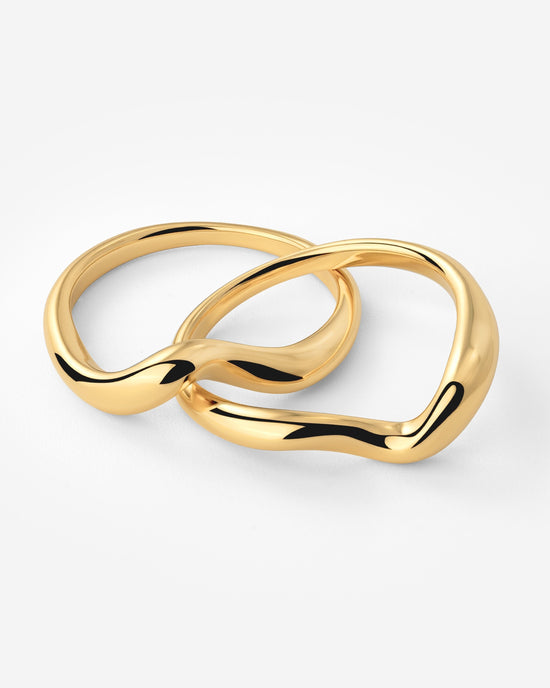 Twinsies Ring Gold
