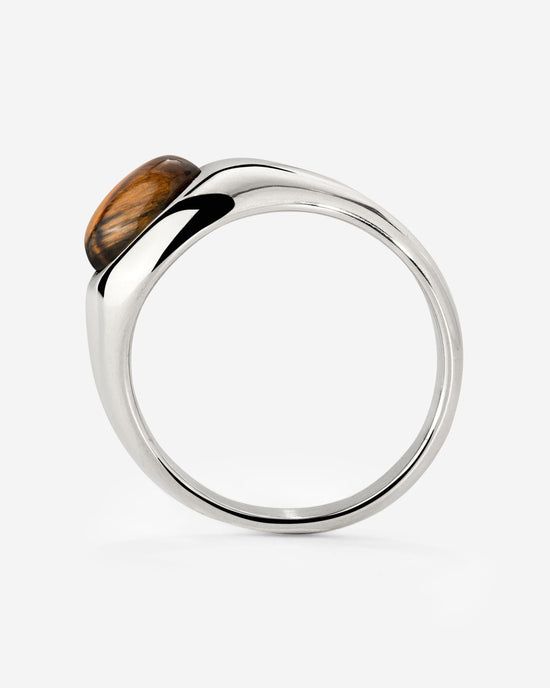 Tiger's Eye Ring Silber