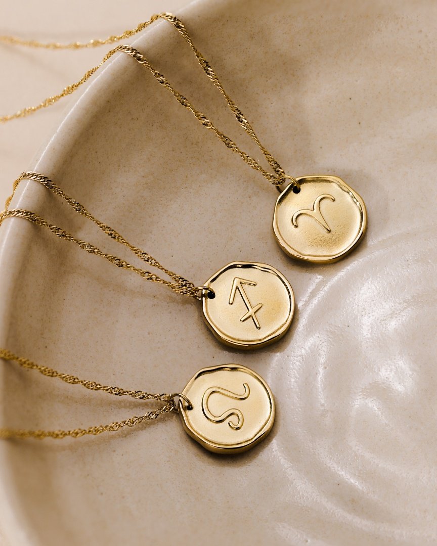 Zodiac Necklace – Sagittarius Rose Gold