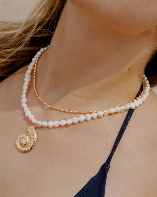 Drop in the Ocean Necklace Roségold
