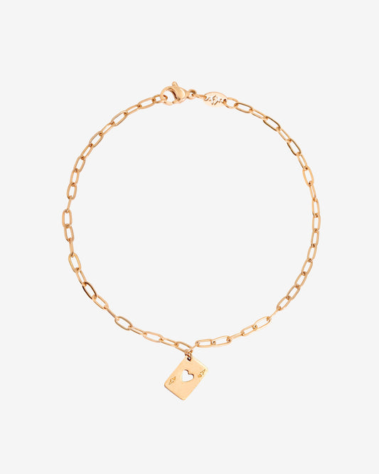 Ace Up the Sleeve Bracelet Roségold