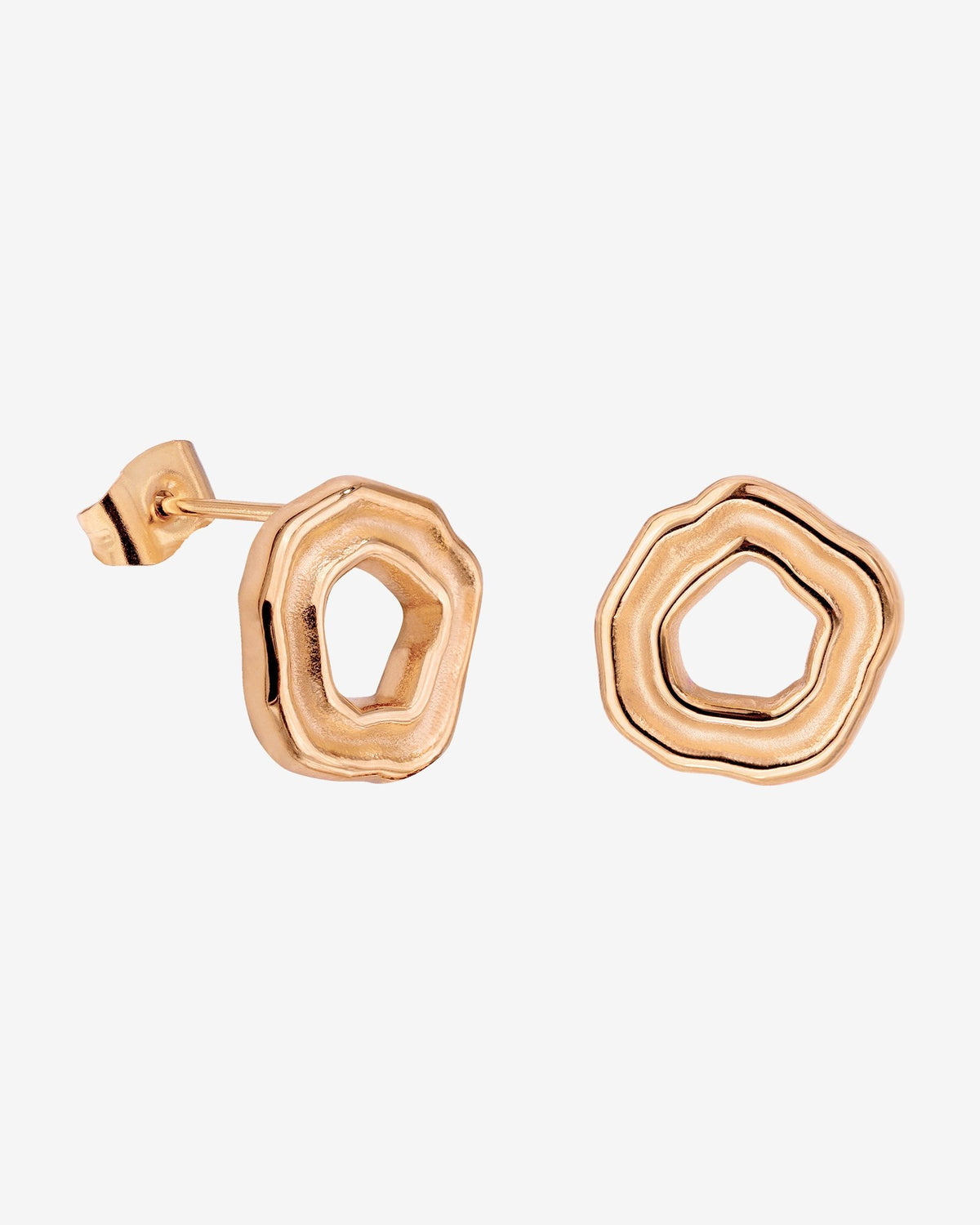 Coastal Charm Studs Rose Gold
