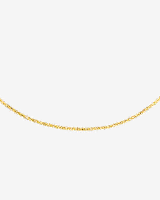 Criss Cross Chain Necklace Gold