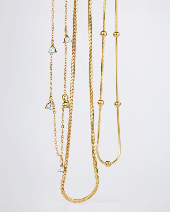 Moony Necklace Silber