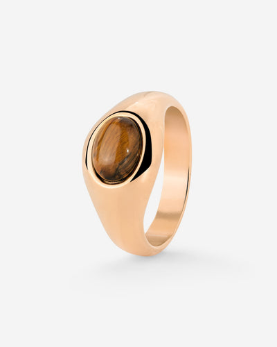 Tiger's Eye Ring Roségold